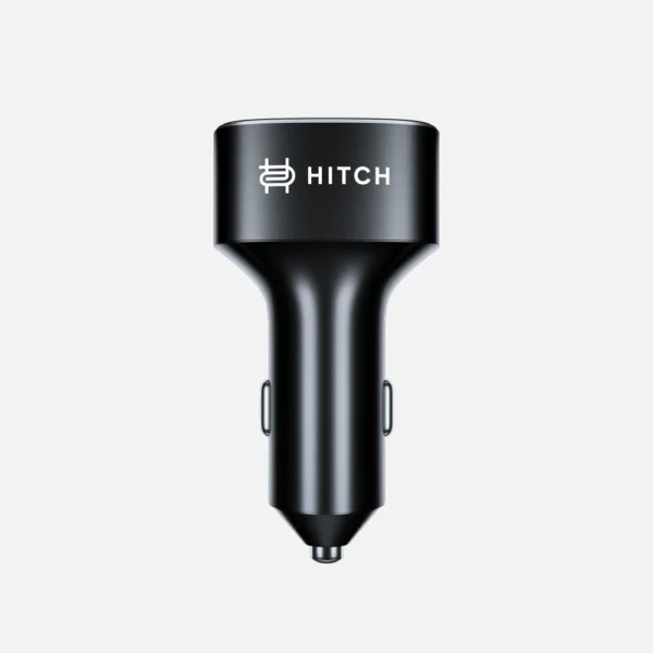 Hitch Tri-P 30w Car Charger - 3 Ports-Q3.0+SCP Support-Black - Image 2