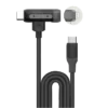 1-Link Flow Duo USB-C to USB-C & Lightning Braided Cable 60W 1.5m (Black) - Image 2